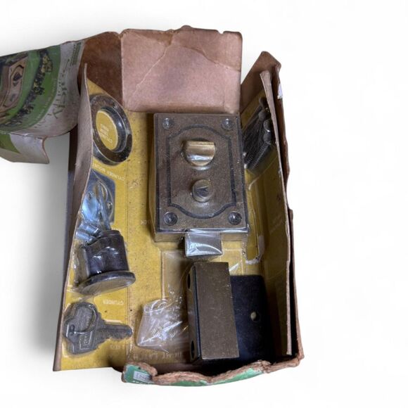 VTG Sears Craftsman Safety Night Latch Lock Still in Original Box - Picture 2 of 8